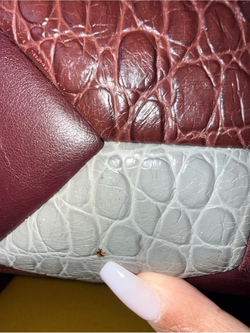 Coach Edie 31 Canyon Quilt Exotic Leather Shoulder Bag